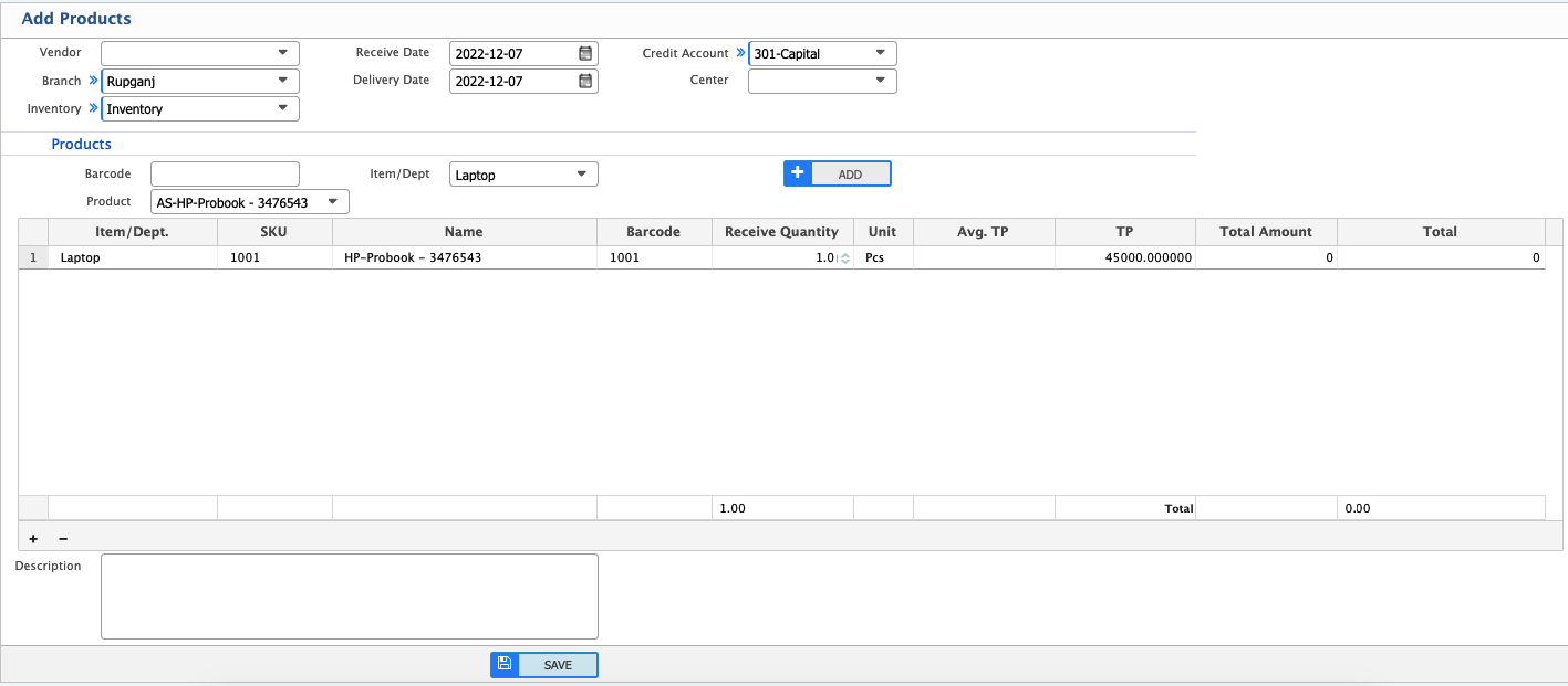 Add Product